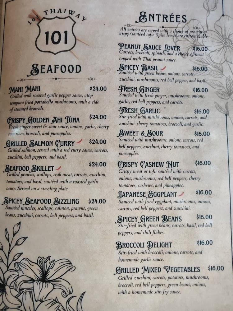 101 Thai Way Menu image 3