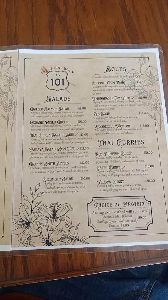 101 Thai Way Menu image 4
